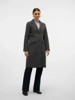 Furtonesara Lang Frakke, Dark Grey Melange, XL