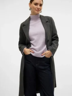 Furtonesara Lang Frakke, Dark Grey Melange, XL