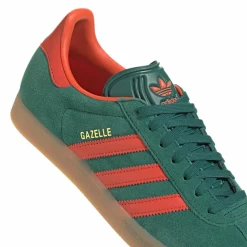 Gazelle Sneakers, Collegiate Green/Preloved Red/Gum 3, 37 1/3