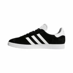 Gazelle Sneakers, Core Black/White/Gold Metallic, 40 2/3