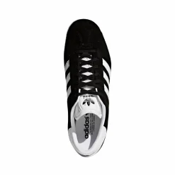 Gazelle Sneakers, Core Black/White/Gold Metallic, 40 2/3