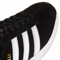 Gazelle Sneakers, Core Black/White/Gold Metallic, 40 2/3