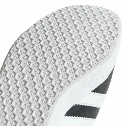 Gazelle Sneakers, Dark Grey Heather/White/Gold Metallic, 42 2/3