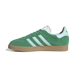 Gazelle Sneakers, Green/Semi Flash Aqua/Gold Metallic, 36