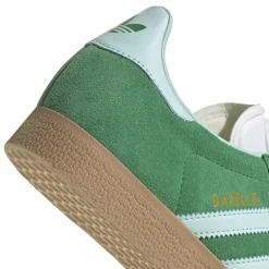 Gazelle Sneakers, Green/Semi Flash Aqua/Gold Metallic, 36