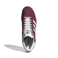 Gazelle Sneakers,Collegiate Burgundy/White/Gold Metallic, 44 2/3