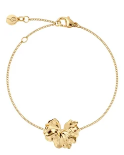 Gerana Armbånd, Gold Plated. 15,5-18,5 cm