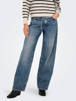 Gianna Straight Jeans, Light Blue Denim, W27/L32