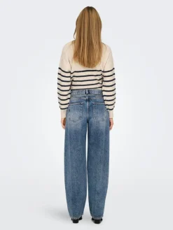 Gianna Straight Jeans, Light Blue Denim, W27/L32