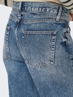 Gianna Straight Jeans, Light Blue Denim, W27/L32