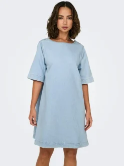 Gigi Kjole, Light Blue Denim, XL