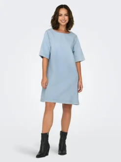 Gigi Kjole, Light Blue Denim, XL