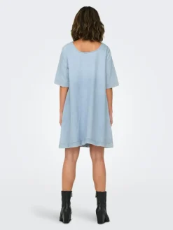 Gigi Kjole, Light Blue Denim, XL