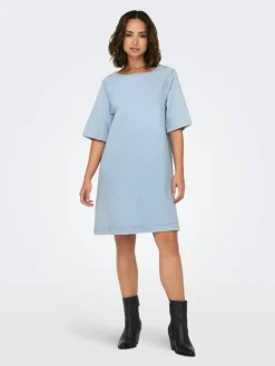 Gigi Kjole, Light Blue Denim, XL