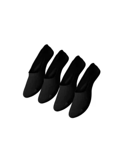 Gilly 4-pak Strømper, Black, 39/41