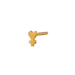 Girl Power Ørering, Gold Plated