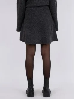 Gisa Striknederdel, Antracit, 40