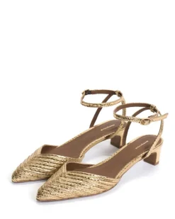 Givia 40 Højhælede Sko, Gold, 39