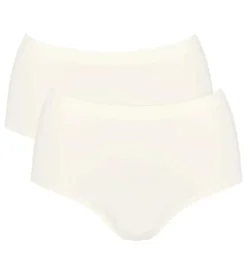 GO Sense Highwaist 2-pak Trusser, Silk White, XL