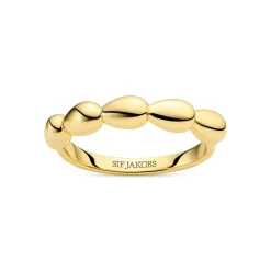 Goccia Piccolo Pianura Ring, Gold Plated, 54