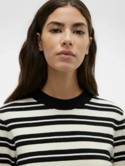 Gold Kortærmet Strikbluse, Black W. Birch, L