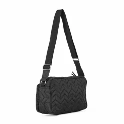 Gweneth RE-Q Zig Double Crossbody, Black