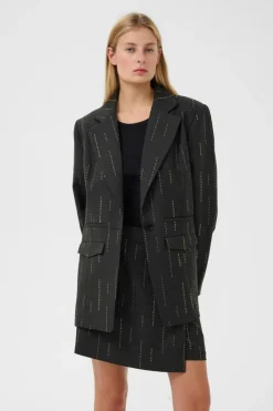 GZadira Blazer, Dark Grey Melange, 38