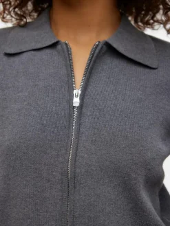 Hanna Cardigan, Dark Grey Melange, S