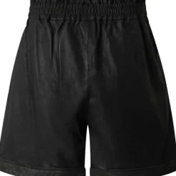 Hannah Lædershorts, Black, 42