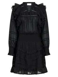 Harmoni S Voile Kjole, Black, 40