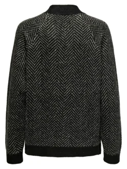 Harmony Striktrøje, Black, M