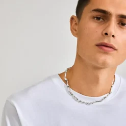 Harrison Halskæde, Silver Plated, 38+12 cm