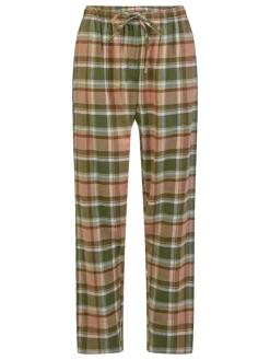 Heat Natbukser, Green Blush Checks, 40