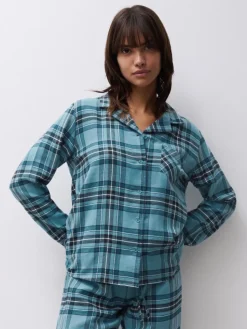 Heat Natskjorte, Dark Blue, 42