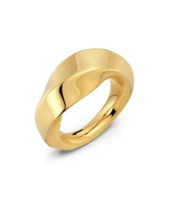 Helix Ring, Gold Plated, 58