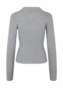 HirokiMD Cardigan, Grey Melange, M