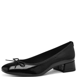 Højhælede Ballerinasko, Black, 42