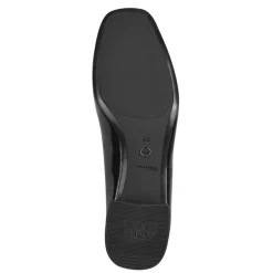 Højhælede Ballerinasko, Black, 42