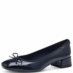 Højhælede Ballerinasko, Navy, 41