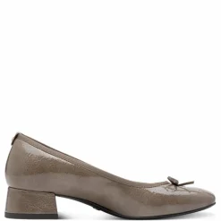 Højhælede Ballerinasko, Taupe, 40