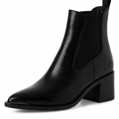 Højhælede Chelseastøvler, Black, 41