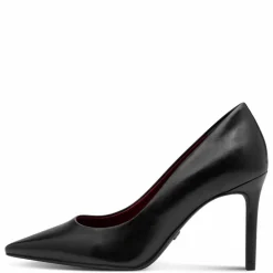 Højhælede Sko, Black Leather, 41