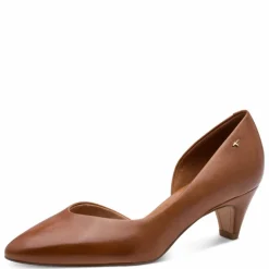 Højhælede Sko, Cognac, 42