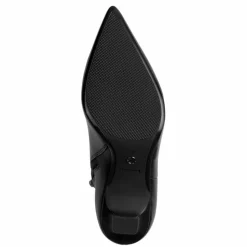 Højhælede Støvler, Black Leather, 40