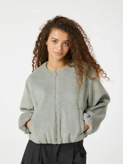 Hoff Balloon Jakke, Grey Melange, 36