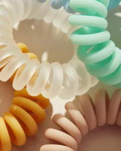 Hold On Tight Hair Rings 6-Pack, Blue/Green