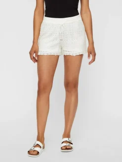Honey Lace Shorts, Snow White, M
