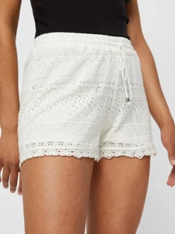 Honey Lace Shorts, Snow White, M