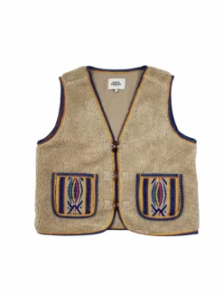 HugoLL Teddy Vest, Blue, XL