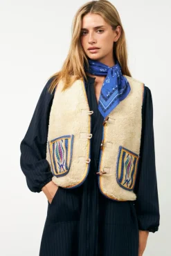 HugoLL Teddy Vest, Blue, XL